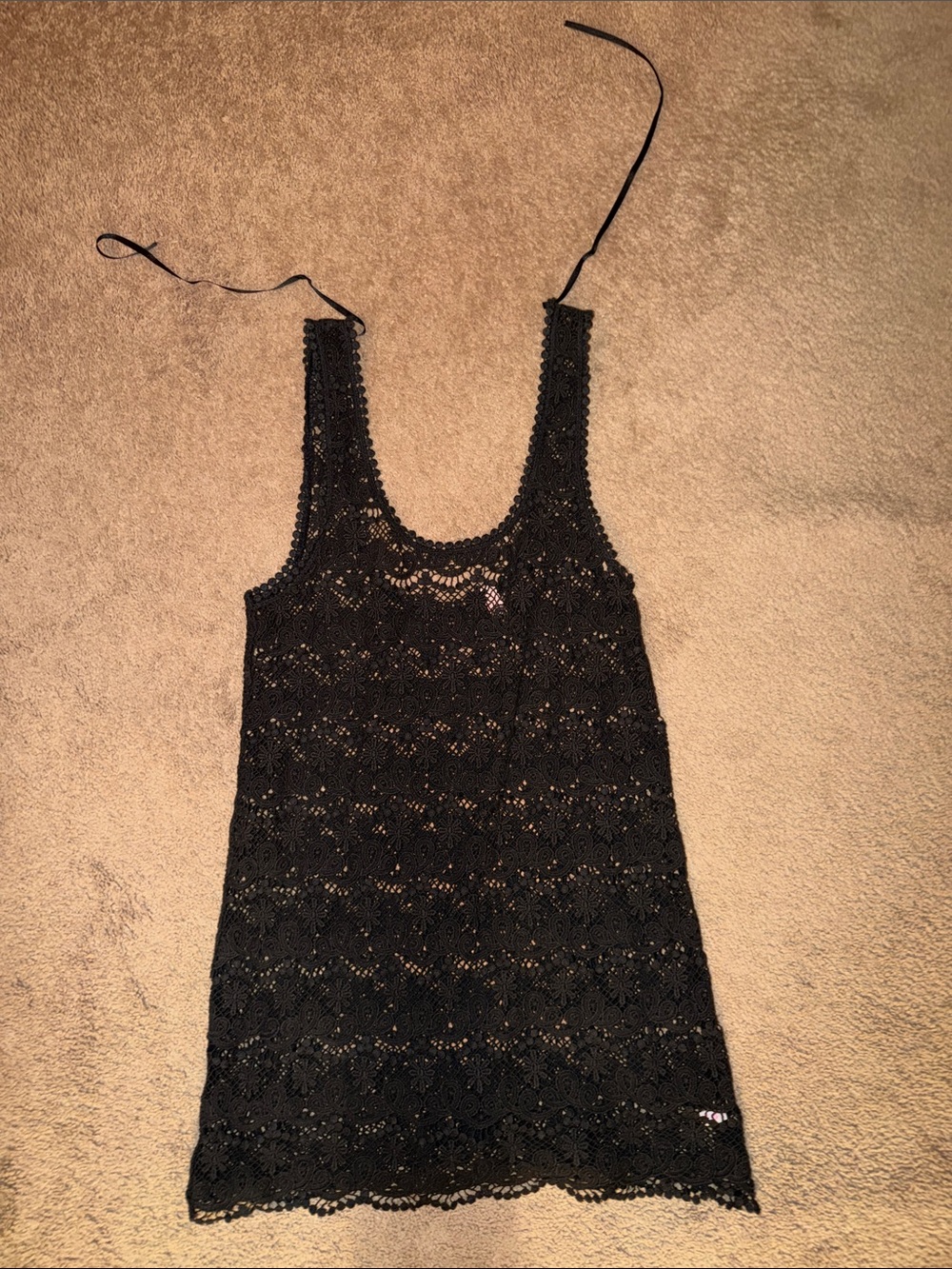 Victoria’s Secret Crochet Tank Cover-Up